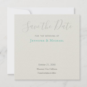 Moderne professionelle Hochzeitsgestaltung - Rette Save The Date