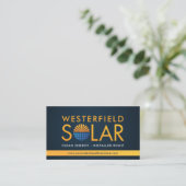 Moderne professionelle Installation von Solarmodul Visitenkarte (Stehend Vorderseite)