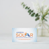 Moderne professionelle Installation von Solarmodul Visitenkarte (Stehend Vorderseite)