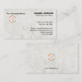 Moderne professionelle Logo-Design Visitenkarte (Vorne/Hinten)