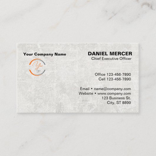 Moderne professionelle Logo-Design Visitenkarte (Vorderseite)