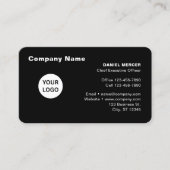 Moderne professionelle Logo-Design Visitenkarte (Vorderseite)