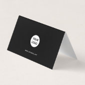 Moderne professionelle Logo-Design Visitenkarten (Rückseite)