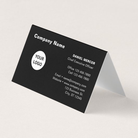 Moderne professionelle Logo-Design Visitenkarten (Vorderseite)