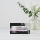 Moderne professionelle Pinselstriche Schlaganfall  Visitenkarte (Stehend Vorderseite)