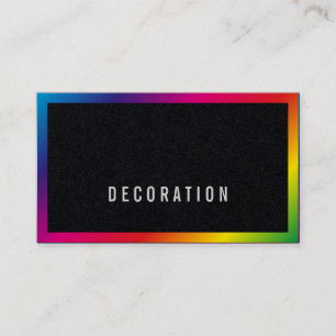 Moderne professionelle Regenbogen-Geschäftskarten Visitenkarte