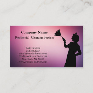 Moderne professionelle Reinigungsdienst Visitenkar Visitenkarte