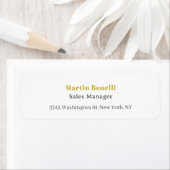 Moderne professionelle Schwarz-Weiß-Serifen-Schrif (Insitu)