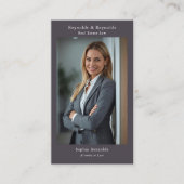 Moderne professionelle Unternehmensnetzwerk-Foto Visitenkarte (Vorderseite)