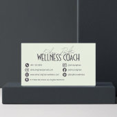 Moderne professionelle Wellness-Coach High-End Visitenkarte