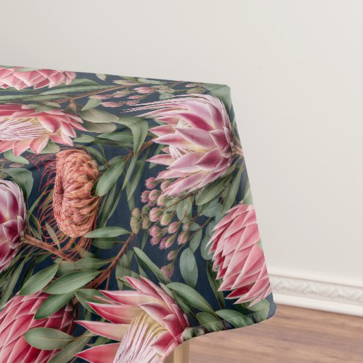 Moderne Protea-Botanik-Ästhetik Tischdecke (Beispiel)