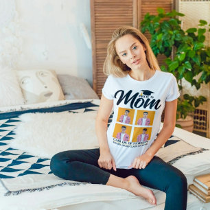 Moderne Proud Mama 4 Foto Abschluss, Grad, Graduat T-Shirt