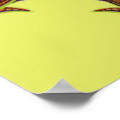 Moderne psychedelische Mandala Poster (Ecke)