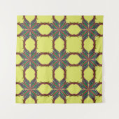 Moderne psychedelische Mandala Wandteppich (Vorderseite)