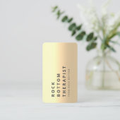 MODERNE PSYCHOLOGISTISCHE ROCKBOTTOM-THERAPIE VISITENKARTE (Stehend Vorderseite)