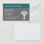 Moderne Psychotherapeutin Psychische Gesundheit Visitenkarte (Vorne/Hinten)