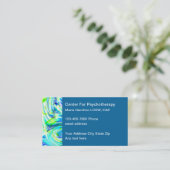 Moderne Psychotherapeutin Psychotherapeutin Psychi Visitenkarte (Stehend Vorderseite)