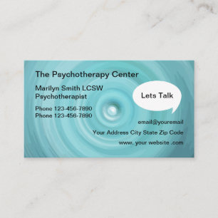 Moderne Psychotherapie für die psychische Gesundhe Visitenkarte