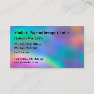 Moderne Psychotherapie Mental Health Counselor Visitenkarte