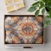 Moderne Pumpkin Erntedank Herbstkollektion Seidenpapier (Geschenk)