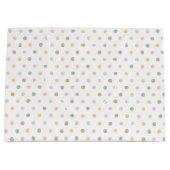 Moderne Punkt-Geschenktasche - Groß Große Geschenktüte (Vorderseite)