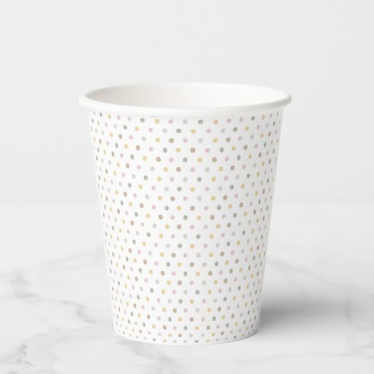 Moderne Punkt Paper Cups Pappbecher (Vorderseite)