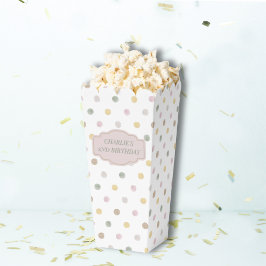 Moderne Punkt Popcorn Box Geschenkschachtel