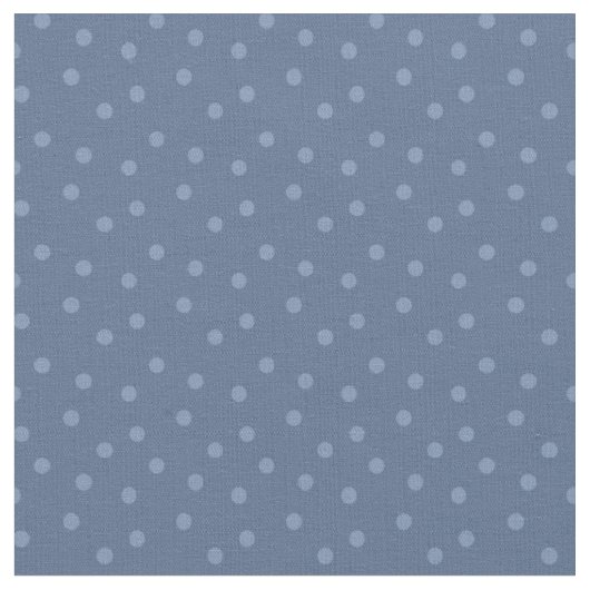 Moderne Punkte auf Grau-Blau Stoff (Nahaufnahme)