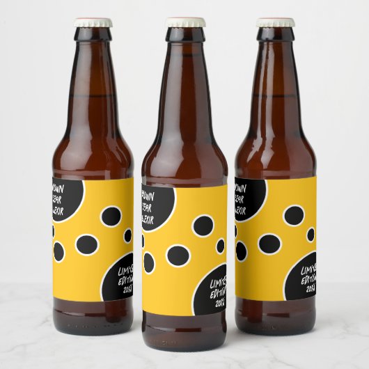 Moderne Punkte Bierflaschenetikett (Flaschen)