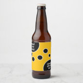 Moderne Punkte Bierflaschenetikett (Vorderseite)