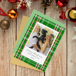 Moderne Punkte Grün und Rosa Weihnachten individue