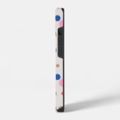 Moderne Punkte-Muster iPhone Hülle (Linke Seite)