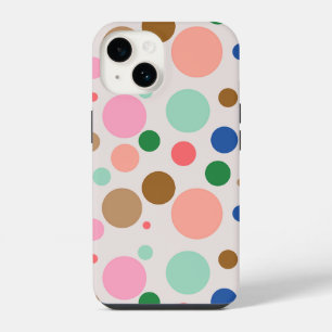 Moderne Punkte-Muster iPhone 14 Hülle