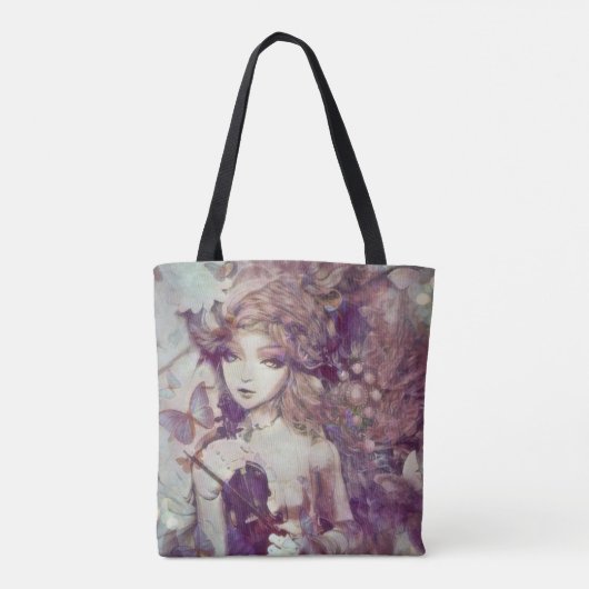 Moderne Puppe Musik Geige Puppet Totbeutel Tasche (Rückseite)