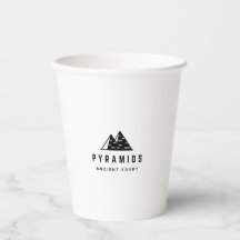 Moderne Pyramiden & ägyptische Hieroglyphen Tasse