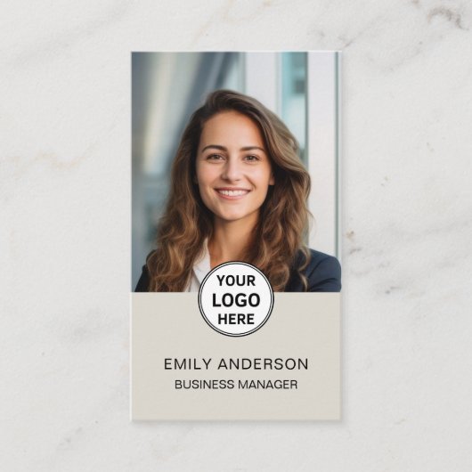 Moderne QR Business Card für das benutzerdefiniert Visitenkarte (Vorderseite)