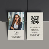Moderne QR Business Card für das benutzerdefiniert Visitenkarte