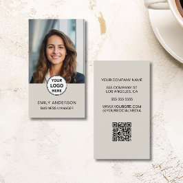 Moderne QR Business Card für das benutzerdefiniert Visitenkarte