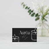 Moderne QR Code Business Card Visitenkarte (Stehend Vorderseite)