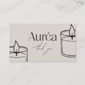 Moderne QR Code Business Card Visitenkarte (Vorderseite)