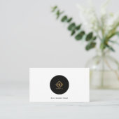 Moderne QR Code Business Card Visitenkarte (Stehend Vorderseite)