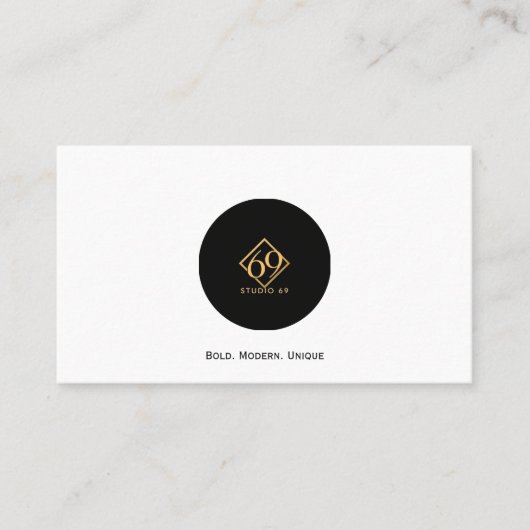 Moderne QR Code Business Card Visitenkarte (Vorderseite)