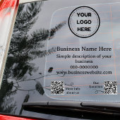 Moderne QR Code Business fördern Auto oder Fensteraufkleber