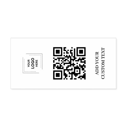 Moderne QR-Code-Geschäftslogo-Branding-Design Permastempel (Design)