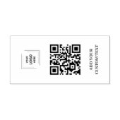 Moderne QR-Code-Logo-Geschäftsbranding-Design Gummistempel (Prägung)