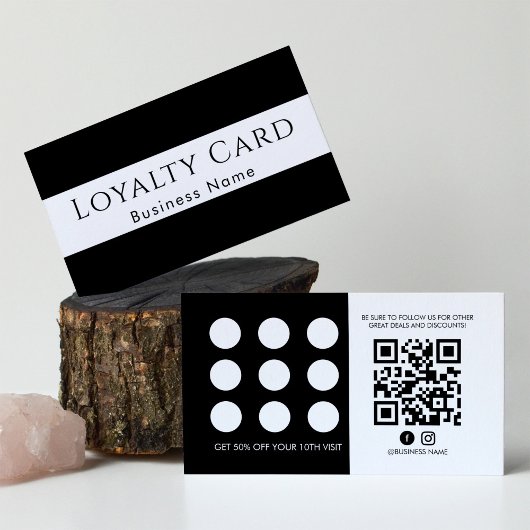 Moderne QR Code Loyalty Customer Briefmarke oder P Rabattkarte