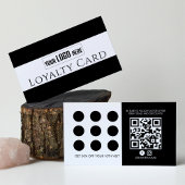 Moderne QR Code Loyalty Customer Briefmarke oder P Rabattkarte