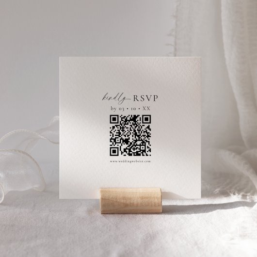 Moderne QR-Code-Minimal-UAWG Begleitkarte