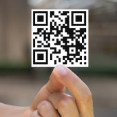 Moderne QR Code Scan Me Business URL Social Media Aufkleber