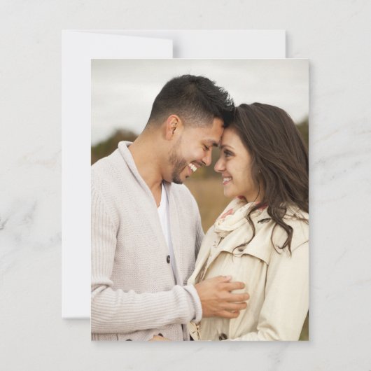 Moderne QR Code Scannable Wedding R.S.V.P. Antwort Einladung (Rückseite)